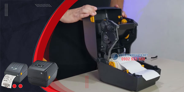 Máy in mã vạch để bàn Zebra ZD220 dễ sử dụng Máy in mã vạch để bàn Zebra ZD220 dễ sử dụng