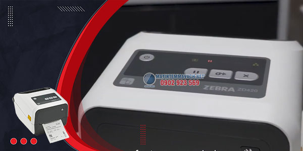 Máy in mã vạch để bàn Zebra ZD420-HC có lớp vỏ bạc mạnh mẽ Máy in mã vạch để bàn Zebra ZD420-HC có lớp vỏ bạc mạnh mẽ