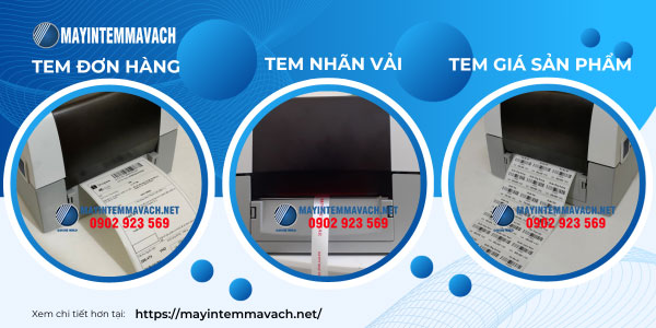 Máy in mã vạch in được nhiều loại tem nhãn 1 Máy in mã vạch in được nhiều loại tem nhãn 1