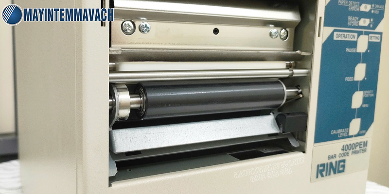 Máy in mã vạch RING 4012PEM in tem hiệu suất cao nhờ tốc độ 250mm/s Máy in mã vạch RING 4012PEM in tem hiệu suất cao nhờ tốc độ 250mm/s
