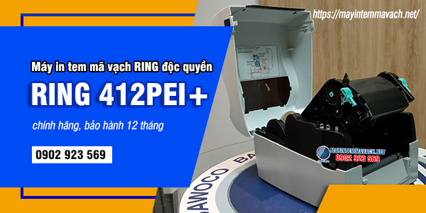 Máy in mã vạch RING 412PEI+ được phân phối độc quyền bởi Thế Giới Mã Vạch. Máy in mã vạch RING 412PEI+ được phân phối độc quyền bởi Thế Giới Mã Vạch.