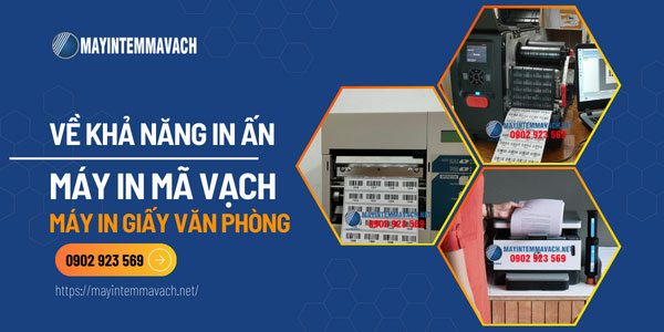 Máy in mã vạch và máy in giấy văn phòng khác nhau về khả năng in ấn Máy in mã vạch và máy in giấy văn phòng khác nhau về khả năng in ấn