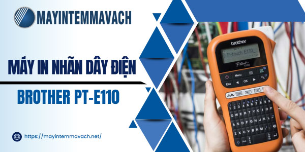 Máy in nhãn dây điện Brother PT-E110 Máy in nhãn dây điện Brother PT-E110