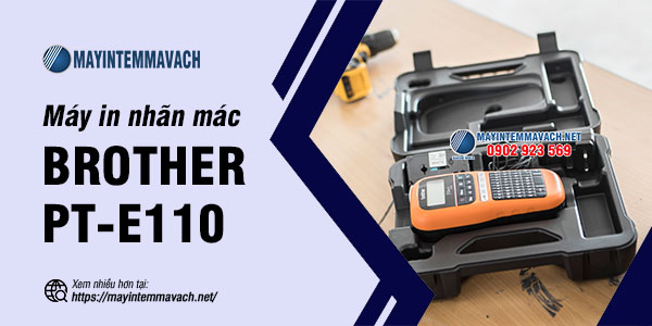 Máy in nhãn mác Brother PT-E110 Máy in nhãn mác Brother PT-E110