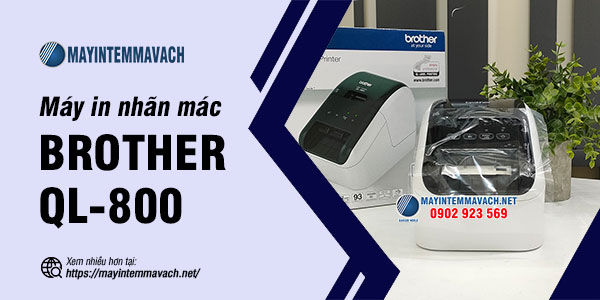 Máy in nhãn mác Brother QL-800 Máy in nhãn mác Brother QL-800