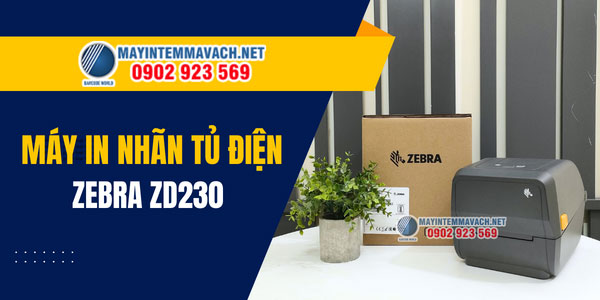 Máy in nhãn tủ điện Zebra ZD230 Máy in nhãn tủ điện Zebra ZD230