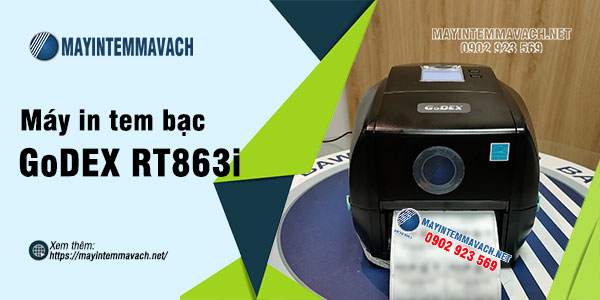 Máy in tem bạc GoDEX RT863i Máy in tem bạc GoDEX RT863i