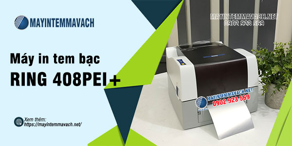 Máy in tem bạc RING 408PEI+ Máy in tem bạc RING 408PEI+