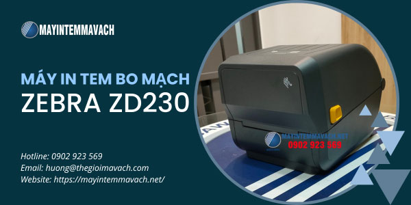 Máy in tem bo mạch Zebra ZD230 tiết kiệm chi phí Máy in tem bo mạch Zebra ZD230 tiết kiệm chi phí