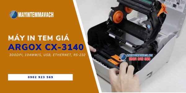 Máy in tem giá Argox CX-3140 Máy in tem giá Argox CX-3140