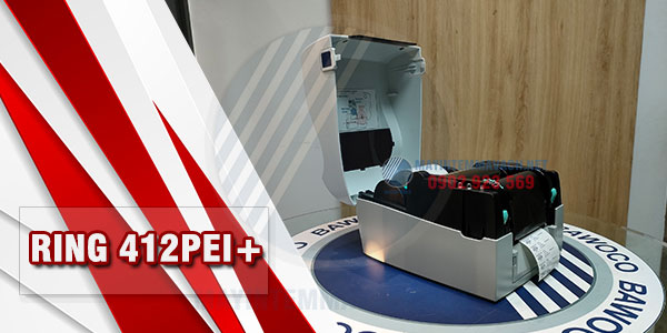 Máy in tem mã vạch để bàn RING 412PEI+ Máy in tem mã vạch để bàn RING 412PEI+