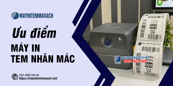 Máy in tem nhãn mác mang lại nhiều tiện ích Máy in tem nhãn mác mang lại nhiều tiện ích