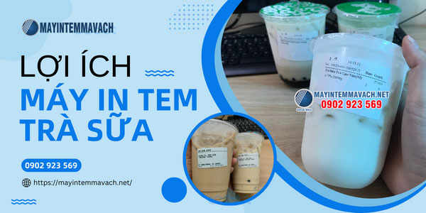 Máy in tem nhãn trà sữa giúp ghi chú thông tin order chi tiết Máy in tem nhãn trà sữa giúp ghi chú thông tin order chi tiết