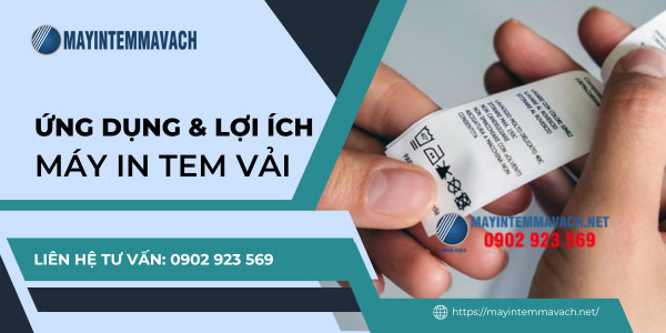 Máy in tem vải mang đến sự chuyên nghiệp cho tem in Máy in tem vải mang đến sự chuyên nghiệp cho tem in