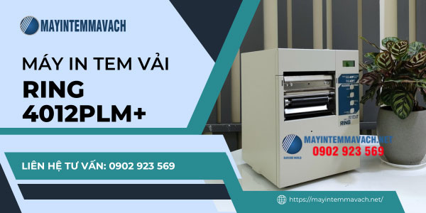 Máy in tem vải RING 4012PLM+ Máy in tem vải RING 4012PLM+