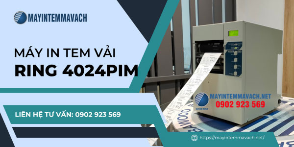 Máy in tem vải RING 4024PIM Máy in tem vải RING 4024PIM