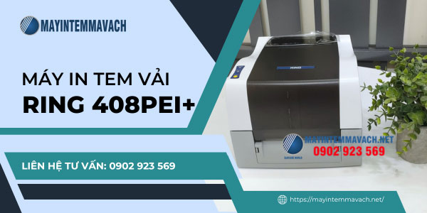 Máy in tem vải RING 408PEI+ Máy in tem vải RING 408PEI+