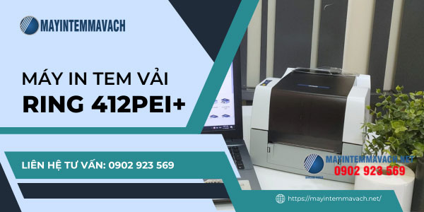 Máy in tem vải RING 412PEI+ Máy in tem vải RING 412PEI+
