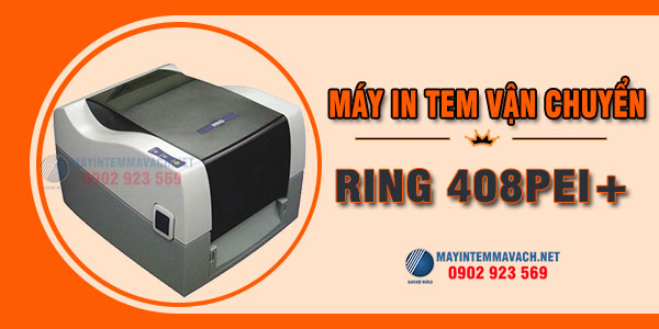 Máy in tem vận chuyển RING 408PEI+ Máy in tem vận chuyển RING 408PEI+