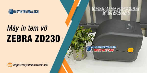 Máy in tem vỡ Zebra ZD230 Máy in tem vỡ Zebra ZD230