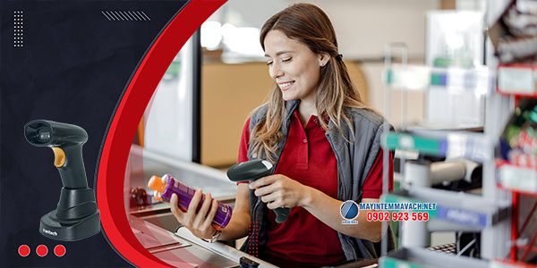 Máy quét mã vạch 2D Bluetooth Unitech MS822B dễ sử dụng Máy quét mã vạch 2D Bluetooth Unitech MS822B dễ sử dụng