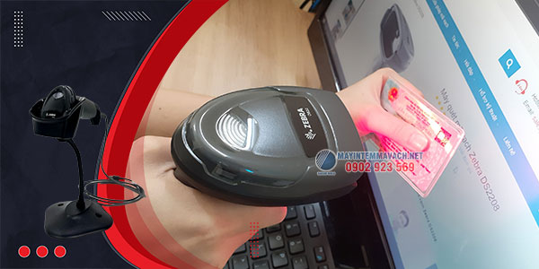 Máy quét mã vạch 2D Zebra DS2208 có dây quét mã QR CCCD tốc độ cao Máy quét mã vạch 2D Zebra DS2208 có dây quét mã QR CCCD tốc độ cao