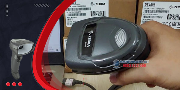 Máy quét mã vạch 2D Zebra DS4608-DPE nhỏ gọn, dễ sử dụng Máy quét mã vạch 2D Zebra DS4608-DPE nhỏ gọn, dễ sử dụng