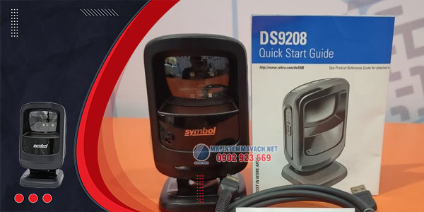 Máy quét mã vạch 2D Zebra DS9208 để bàn cấu trúc bền chắc Máy quét mã vạch 2D Zebra DS9208 để bàn cấu trúc bền chắc