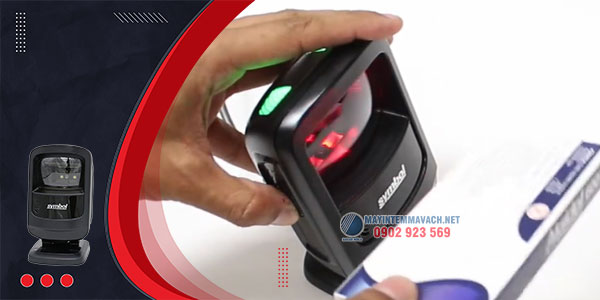 Máy quét mã vạch 2D Zebra DS9208 để bàn góc quét rộng Máy quét mã vạch 2D Zebra DS9208 để bàn góc quét rộng