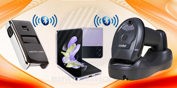 Máy quét tước mã vạch ko thừng rất có thể liên kết với năng lượng điện thoại