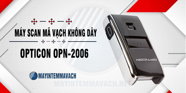 Máy scan mã vạch ko thừng 1D Opticon OPN-2006
