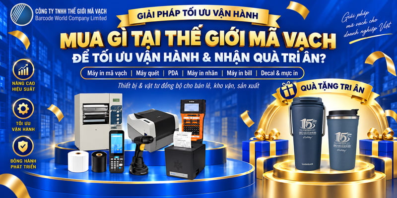 Mua gì để nhận quà khủng sinh nhật Thế Giới Mã Vạch 15 năm