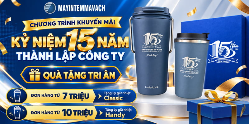 Quà tặng ly giữ nhiệt cao cấp cho đơn hàng từ 7 triệu Quà tặng ly giữ nhiệt cao cấp cho đơn hàng từ 7 triệu