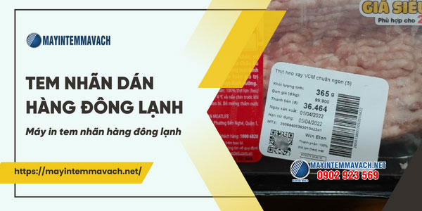 Tem nhãn dán hàng đông lạnh Tem nhãn dán hàng đông lạnh