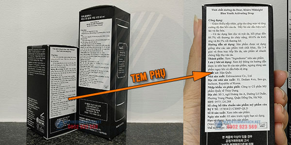 Tem nhãn phụ hàng nhập khẩu Tem nhãn phụ hàng nhập khẩu