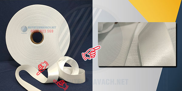 Tem nhãn vải satin Tem nhãn vải satin