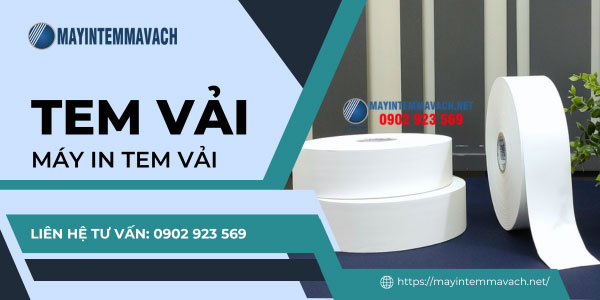 Tem vải là vật liệu in của máy in tem vải Tem vải là vật liệu in của máy in tem vải