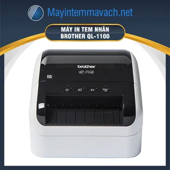 Máy in nhãn Brother QL-1100 để bàn