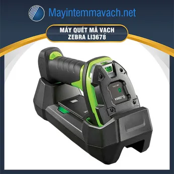Máy quét mã vạch 1D không dây Zebra Li3678 công nghiệp