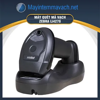 Máy quét mã vạch 1D Zebra Li4278 không dây