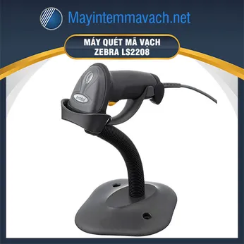 Máy quét mã vạch 1D Zebra LS2208 có dây