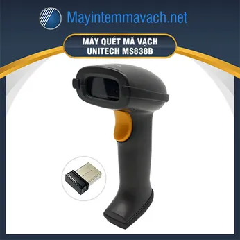 Máy quét mã vạch 2D không dây Unitech MS838B