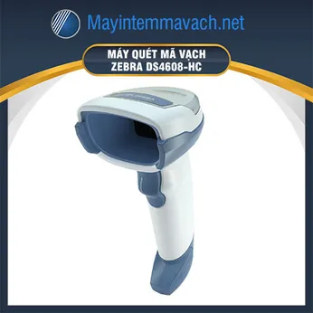 Máy quét mã vạch 2D Zebra DS4608-HC có dây