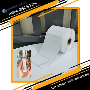 Tem nhãn dán chai lọ chiết nước hoa