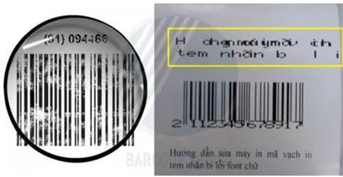 XỬ LÝ LỖI MÁY IN MÃ VẠCH BỊ LỖI FONT BẰNG CÁCH NÀO?