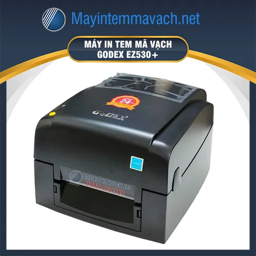 Máy in mã vạch để bàn GoDEX EZ530+ (300dpi, 128MB)