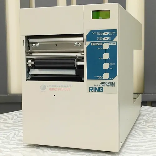 Máy in mã vạch công nghiệp RING 4012PEM (250mm/s, 300dpi)
