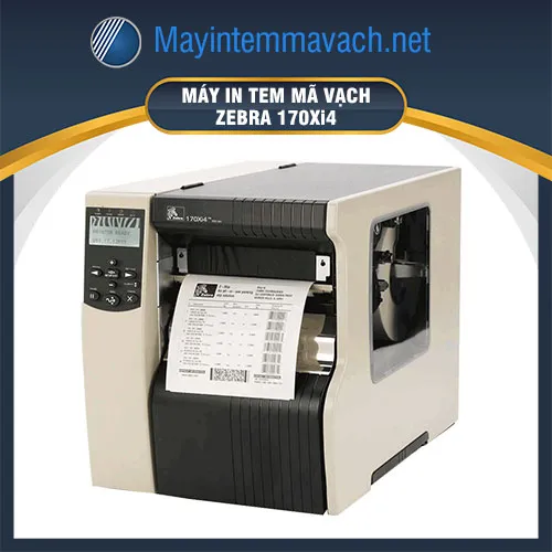 Máy in mã vạch công nghiệp Zebra 170Xi4