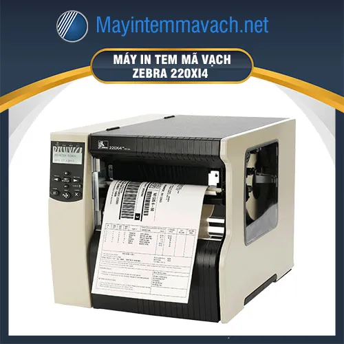 Máy in mã vạch công nghiệp Zebra 220Xi4