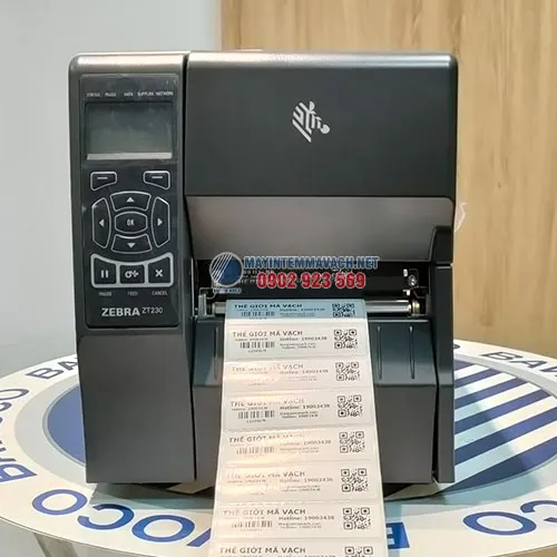 Máy in mã vạch để bàn Zebra ZT230